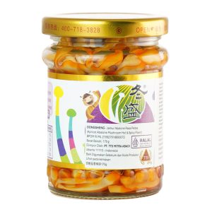 Dong Sheng Apricot Abalone Mushroom Hot & Spicy Flavor 170 Gr