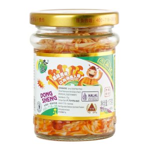Dong Sheng Enoki Mushrooms Hot & Spicy Flavor 175 Gr