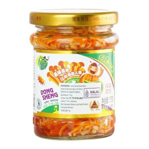Dong Sheng Enoki Mushrooms Spicy Oil Flavor 175 Gr
