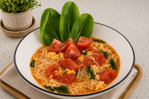 Foto Bun Gao Tomato Soup