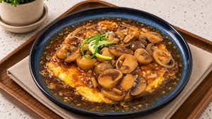 Mushroom Oyster Omelette