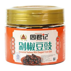 ZhouJunJi Fermented Soybean With Chopped Fresh Chili (280 Gr)